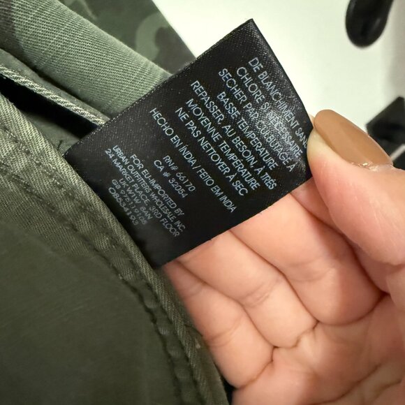 Urban outfitters | Oversized Military Camo Men's Green and Khaki Jacket - Picture 7 of 7